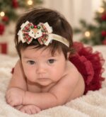 Cintillo Escocés con Zorrito · Navidad Mágica