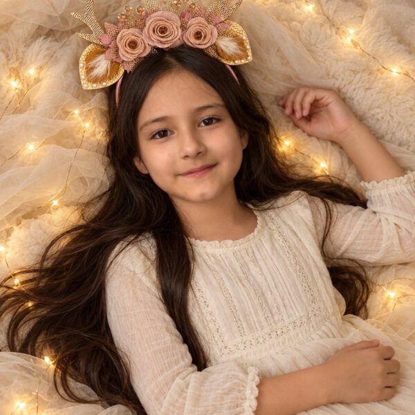 Balaca Venado Oro Rosa · Navidad Mágica