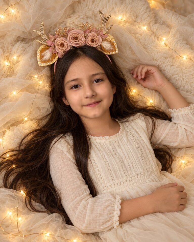 Balaca Venado Oro Rosa · Navidad Mágica