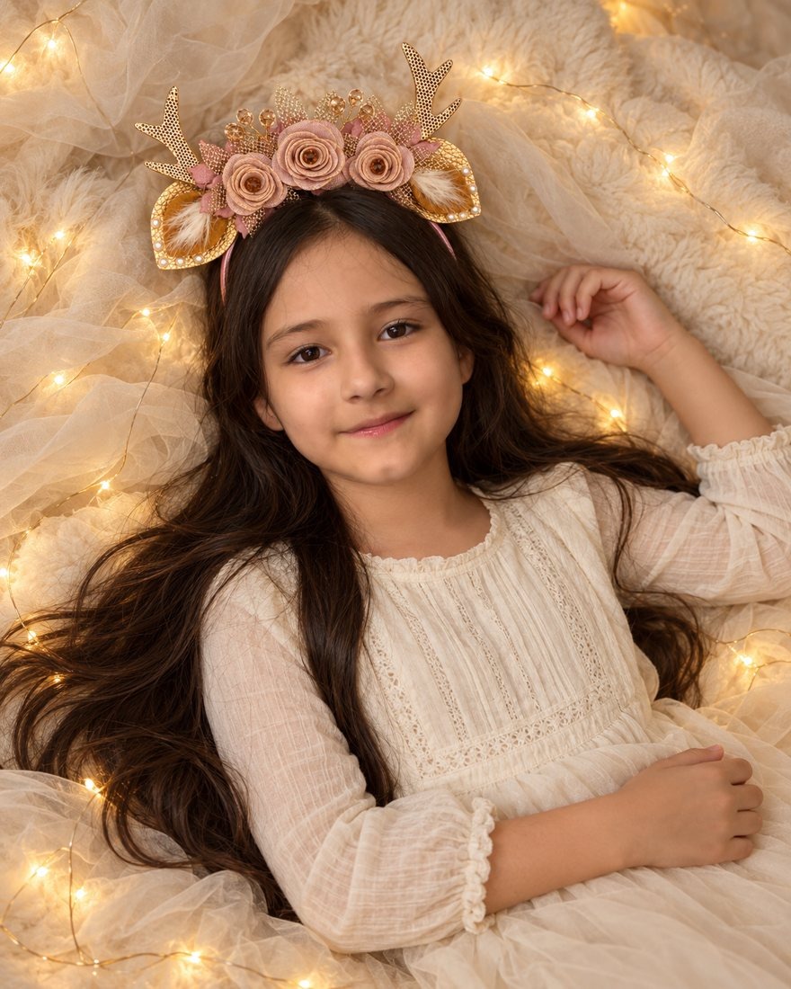 Balaca Venado Oro Rosa · Navidad Mágica