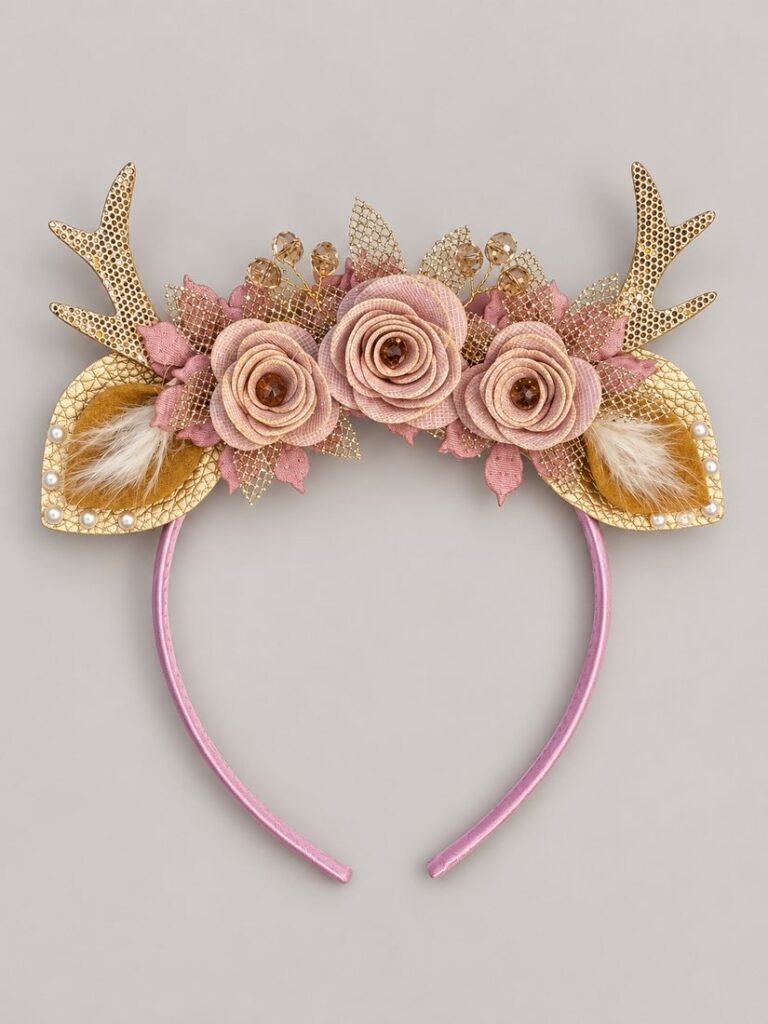 Balaca Venado Oro Rosa · Navidad Mágica