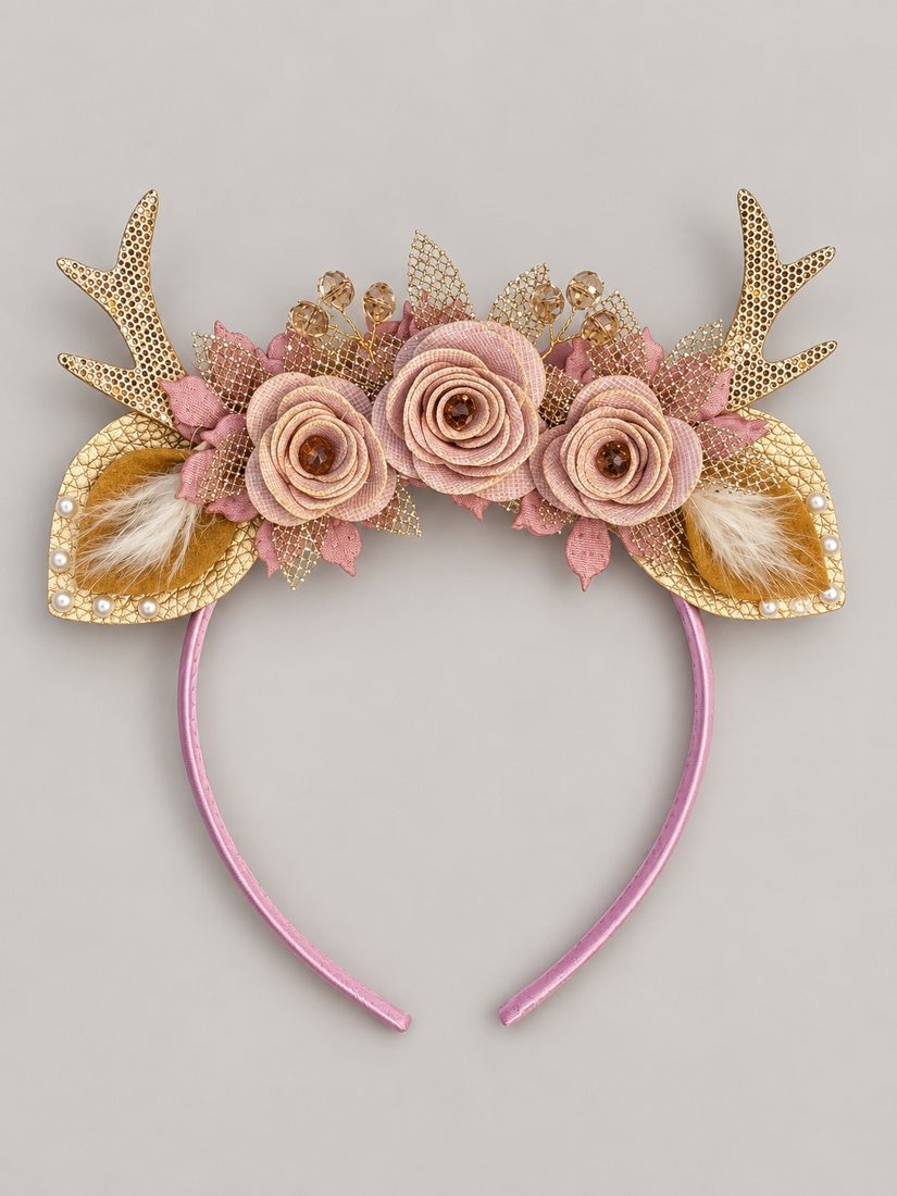 Balaca Venado Oro Rosa · Navidad Mágica