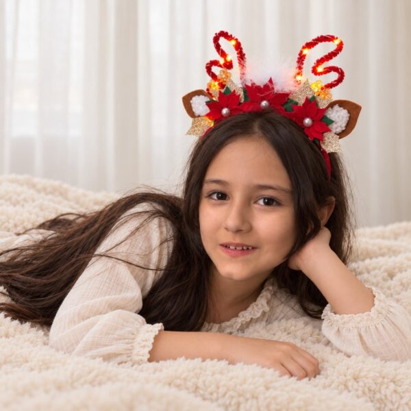 Balaca Reno con Luz · Navidad Mágica